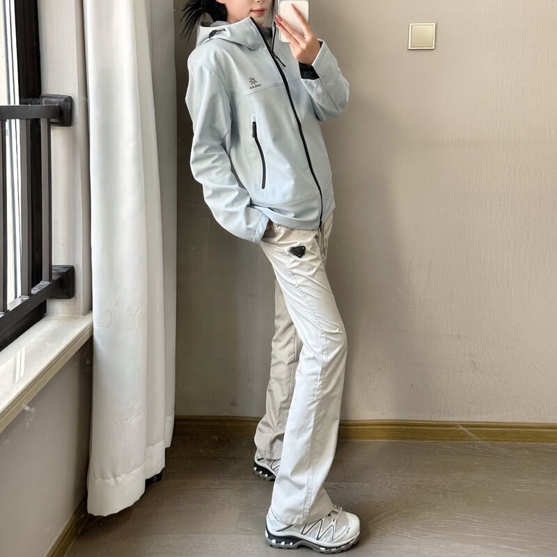 Trendy American high-street casual versatile curved-leg pants for outdoor sports, 2026 new men's and women's straight-leg long pants