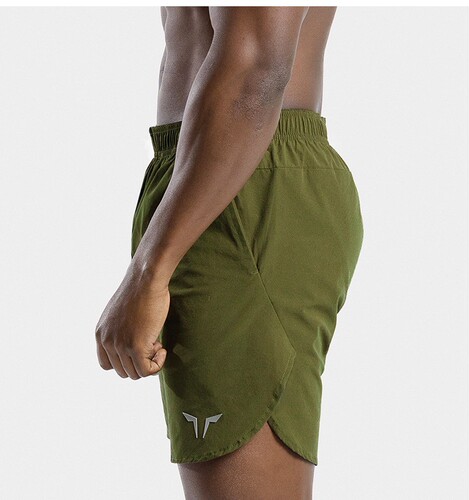 Men's Summer Thin Double-layer Cross-border Foreign Trade Fitness Shorts with Fake Two-Piece Lining Quick-drying Breathable Woven Five-quarter Pants