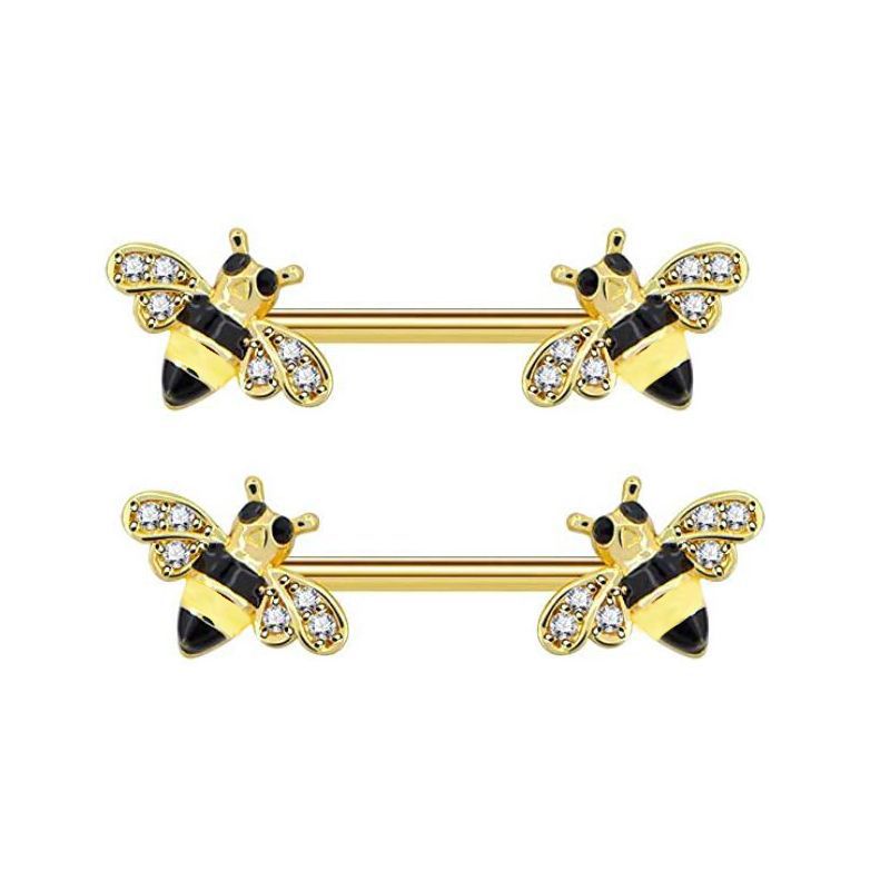 Pointed titanium steel lip stud product view