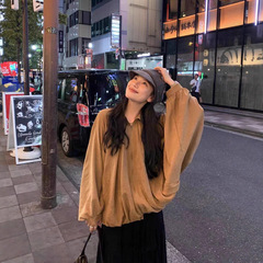 DaqianwithU 秋叶垂感蝙蝠袖斗篷夹克女2025秋季新款显瘦外套薄款
