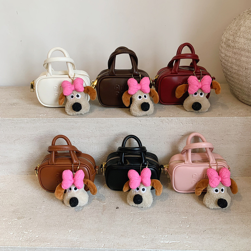 Bolso de hombro de niña popular de estilo coreano Mini cachorro colgante bolso de bebé 2025 nuevo bolso para niños