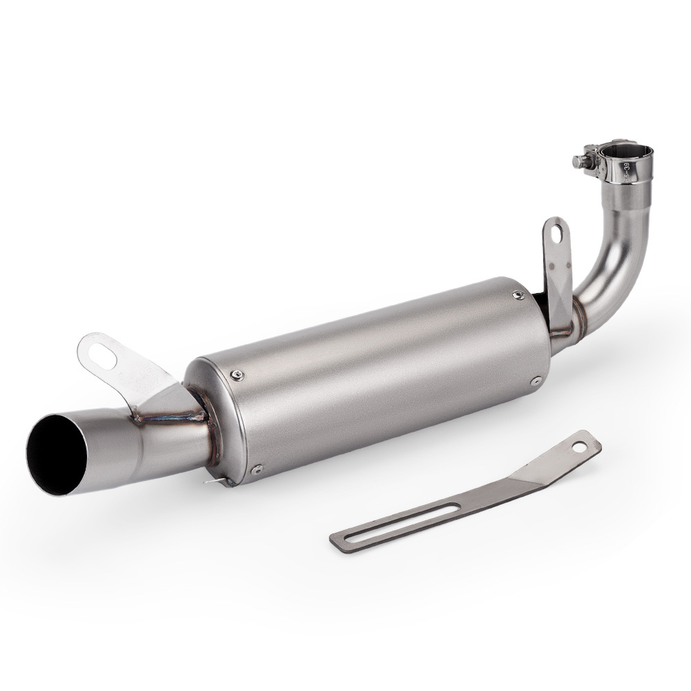 Applicable to GPR250 motorcycle exhaust pipe modification stainless steel integrated drum removal middle section 21-23 years special car straight up