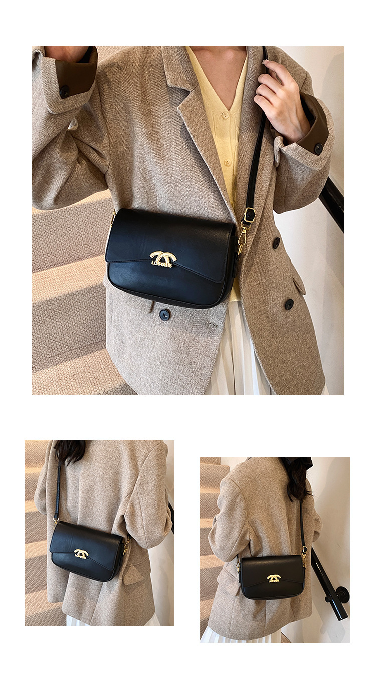 Fashionable and versatile small square bag, new autumn and winter style work and commuting bag, women's bag, simple single-shoulder bag, women's crossbody bag undefined