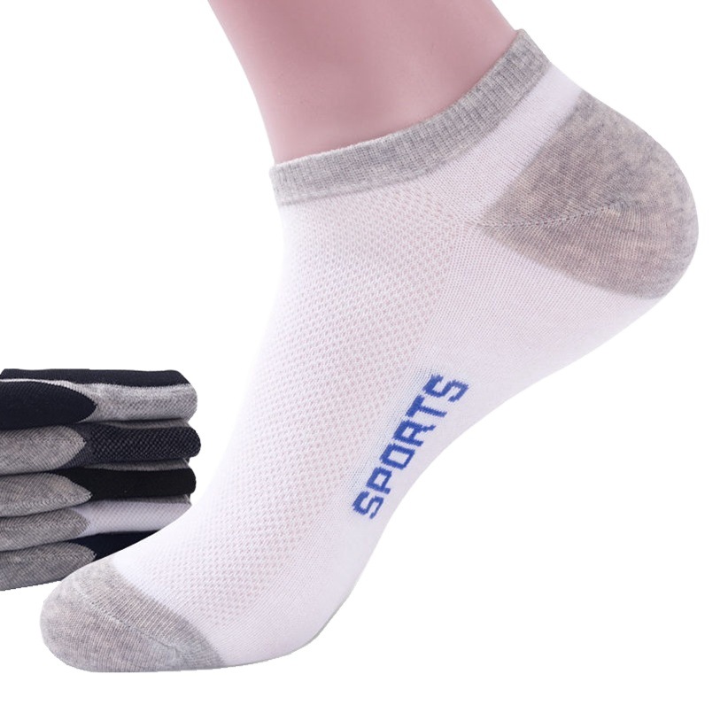 Calcetines calcetines de malla de nuevo nivel para hombres Calcetines de tobillo empaquetados individualmente calcetines de regalo calcetines de algodón para hombres desodorante absorbente de sudor