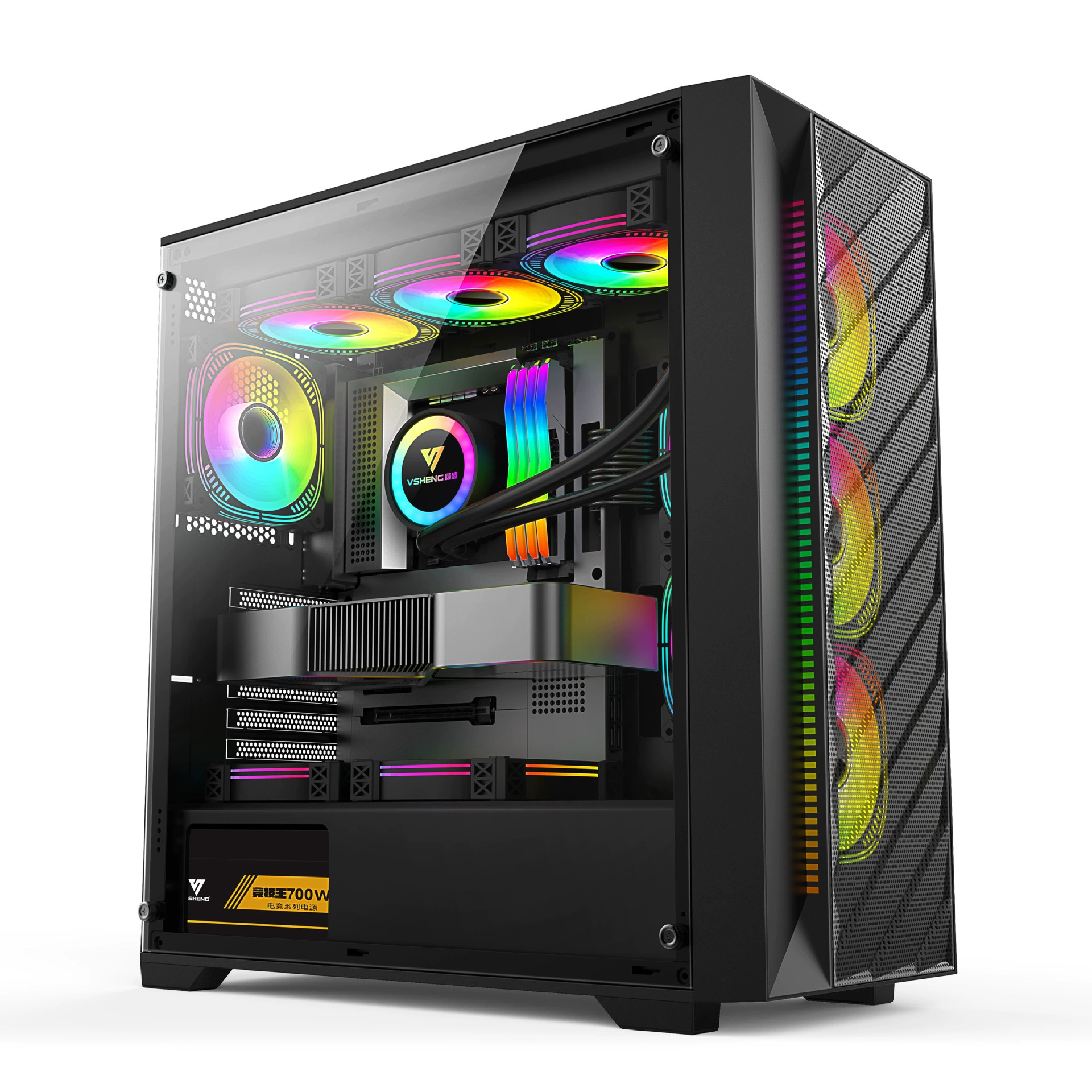 VSheng, VIA's desktop computer computer box, supports water -cooled EATX