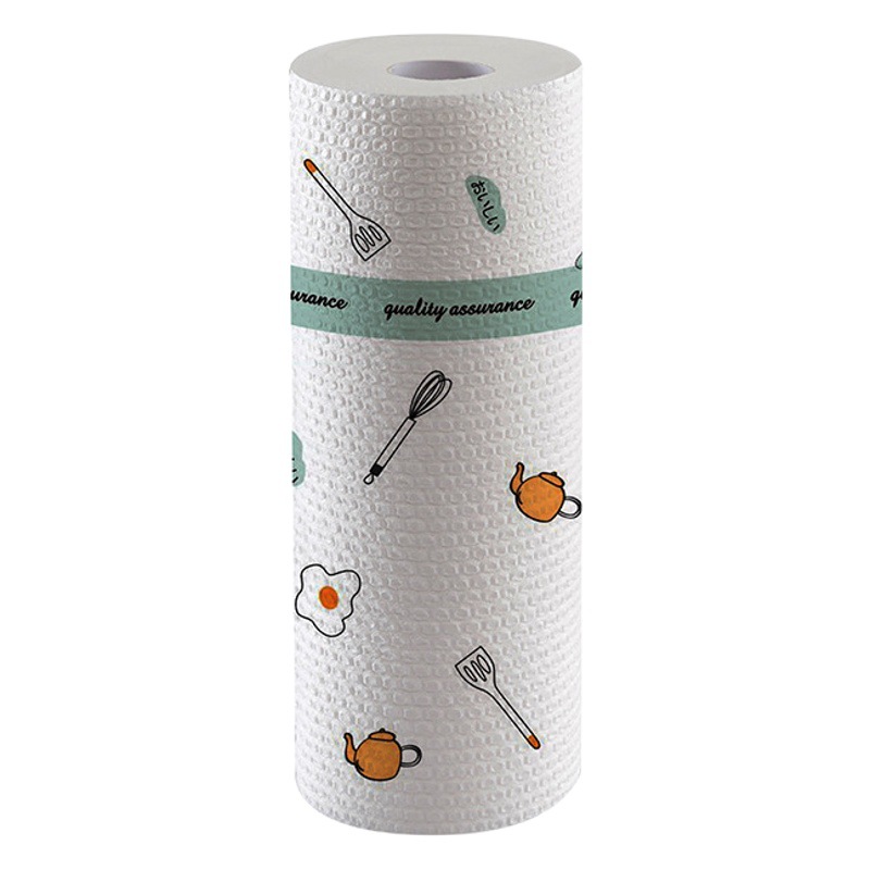 Papel de cocina de doble uso seco y húmedo para lavar platos de grado alimenticio, toallas desechables para lavar platos