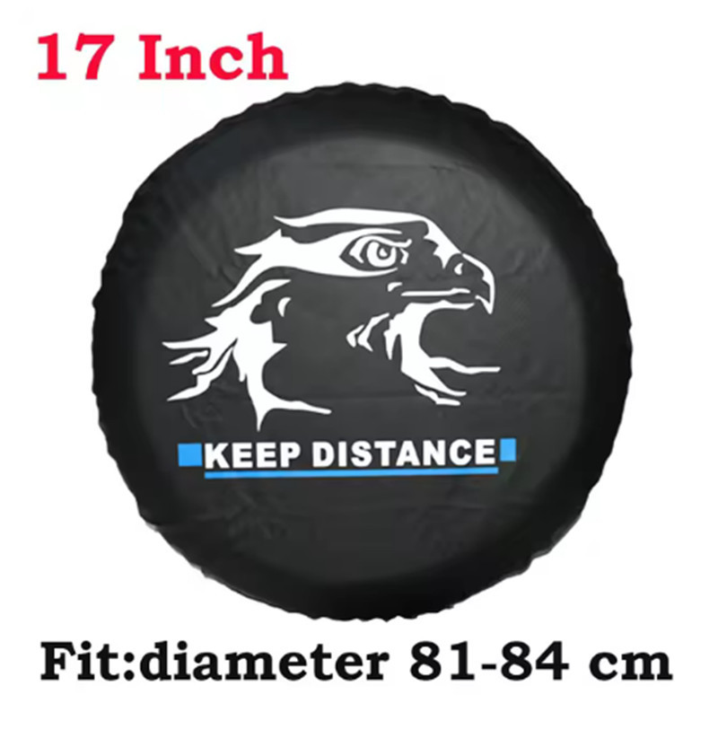 Car tire protective cover universal 14''-17PVC leather tire cover spare tire cover luggage bag soft protective bag