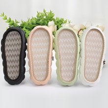 孺子牛云朵鞋底春夏款亚麻鞋垫鞋底手工编织布条线冰条毛线柔软轻