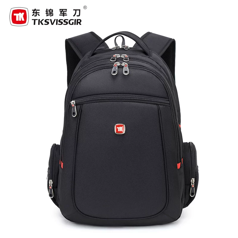 Classic waterproof backpack for traveling, capacious universal laptop, school bag, business version