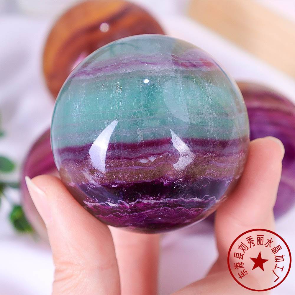 Boules de fluorite de bonbons / 4-4.5cm