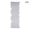 25 types of stainless steel cream scraper cake pattern modeling polygonal sawtooth scrape plate DIY baking tool