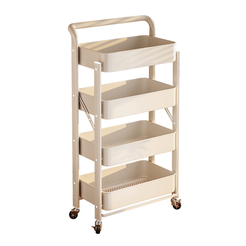 Carrito de Almacenamiento Móvil Multicapa, Multifuncional, para Sala de Estar