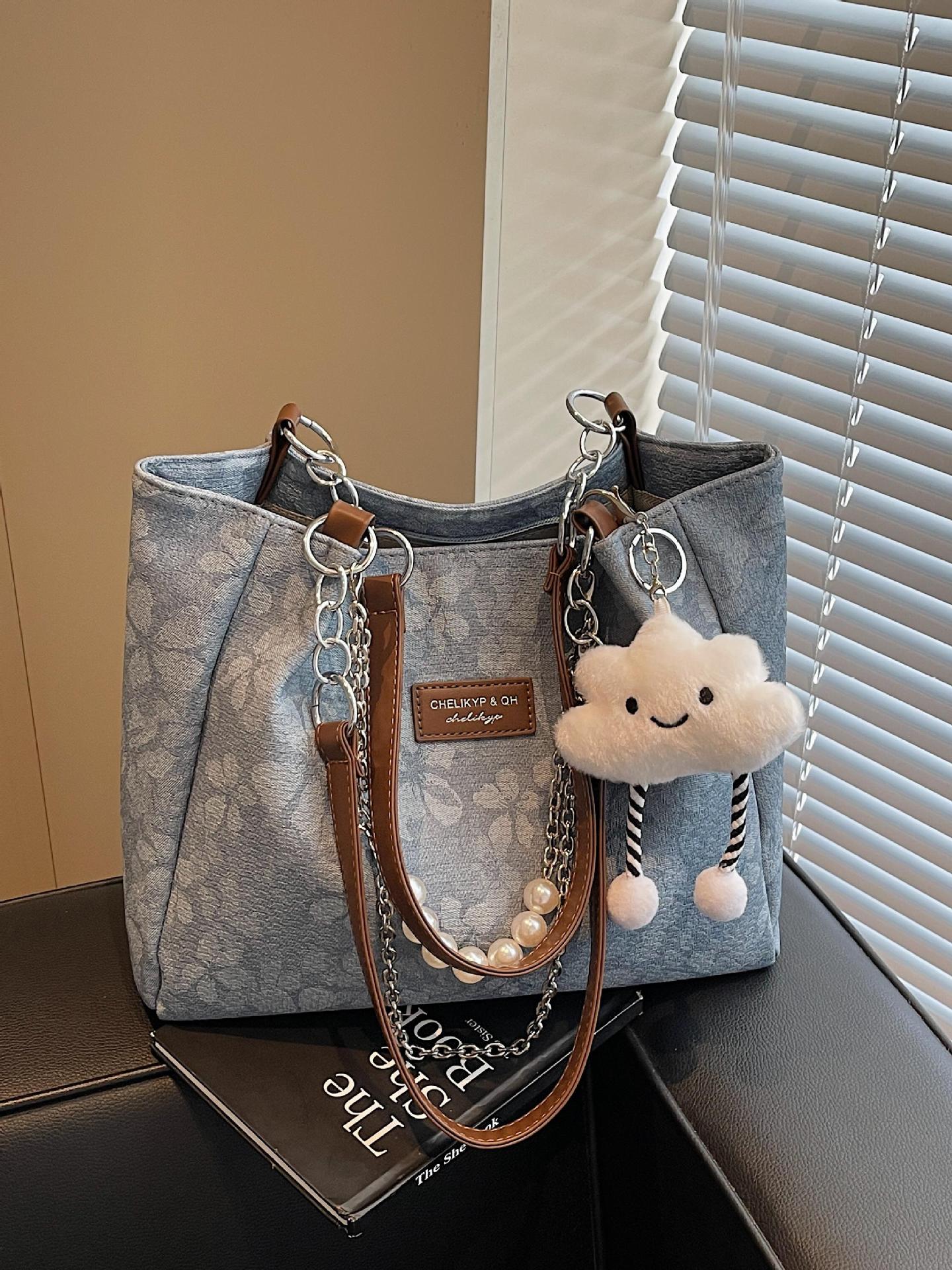 Bolso Tote de Mano de Gran Capacidad de PU para Uso Diario