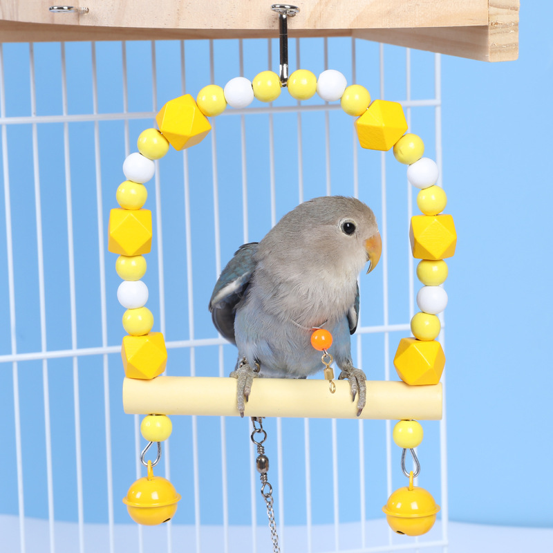 鸚鵡鞦韆站台吊橋虎皮牡丹玄鳳鸚鵡玩具攀爬架小鳥用跳板鳥籠配件