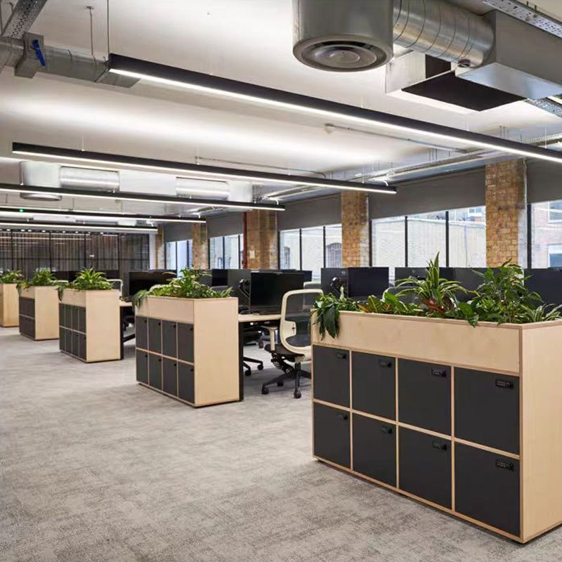 Lámpara de barra LED personalizada sin costura empalme cuadrado lámpara de barra de oficina tienda de transmisión directa sala de luz comercial ultra brillante