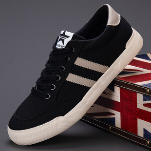 2025 New Autumn Men's Shoes Trendy Canvas Shoes Korean Style Versatile Casual Breathable Comfortable Sneakers