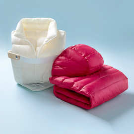 2025年秋冬新款女士连帽轻薄羽绒服短款休闲薄款立领羽绒外套大码