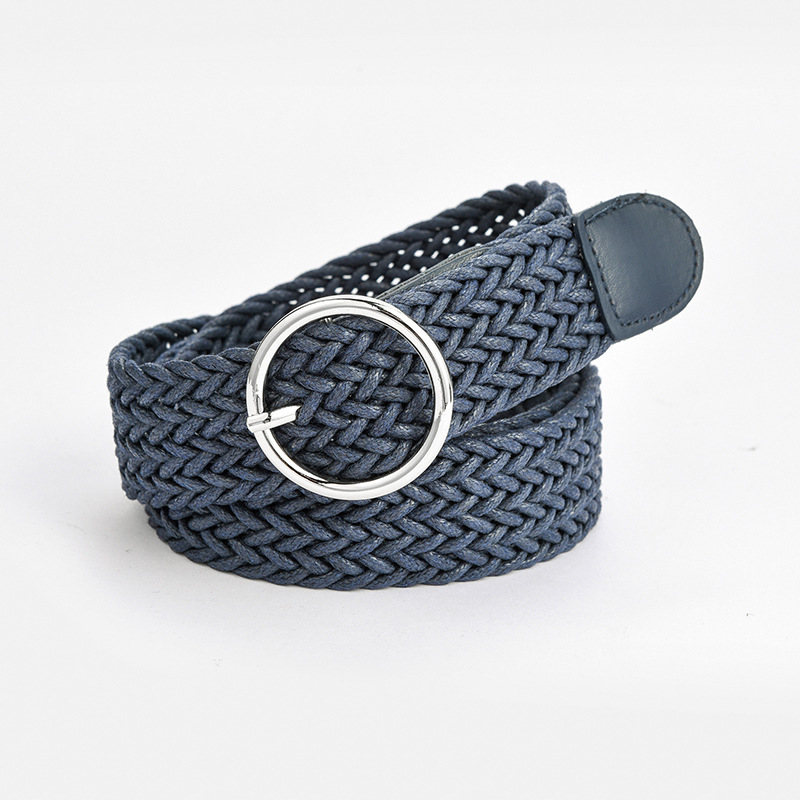 Cinturón Tejido de Cuerda Encerada para Mujer de Cuerda de cera con Hebilla Japonesa image 13