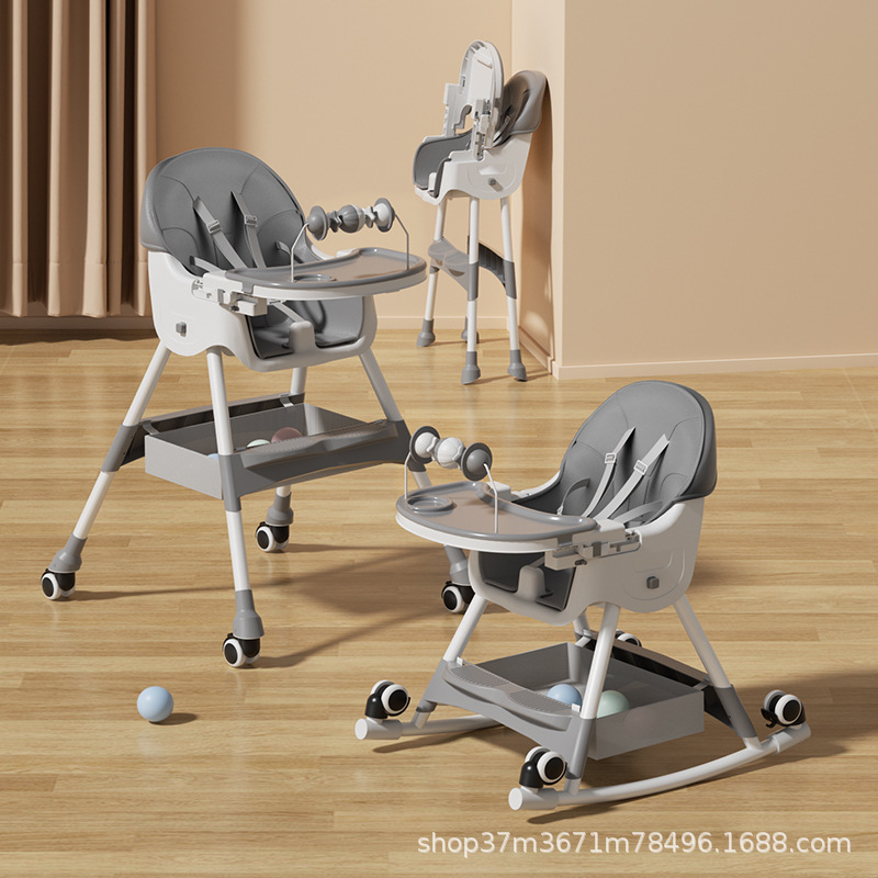 Silla de comedor para bebés, silla plegable multifuncional para bebés, mesa de comedor para bebés portátil, asiento para niños