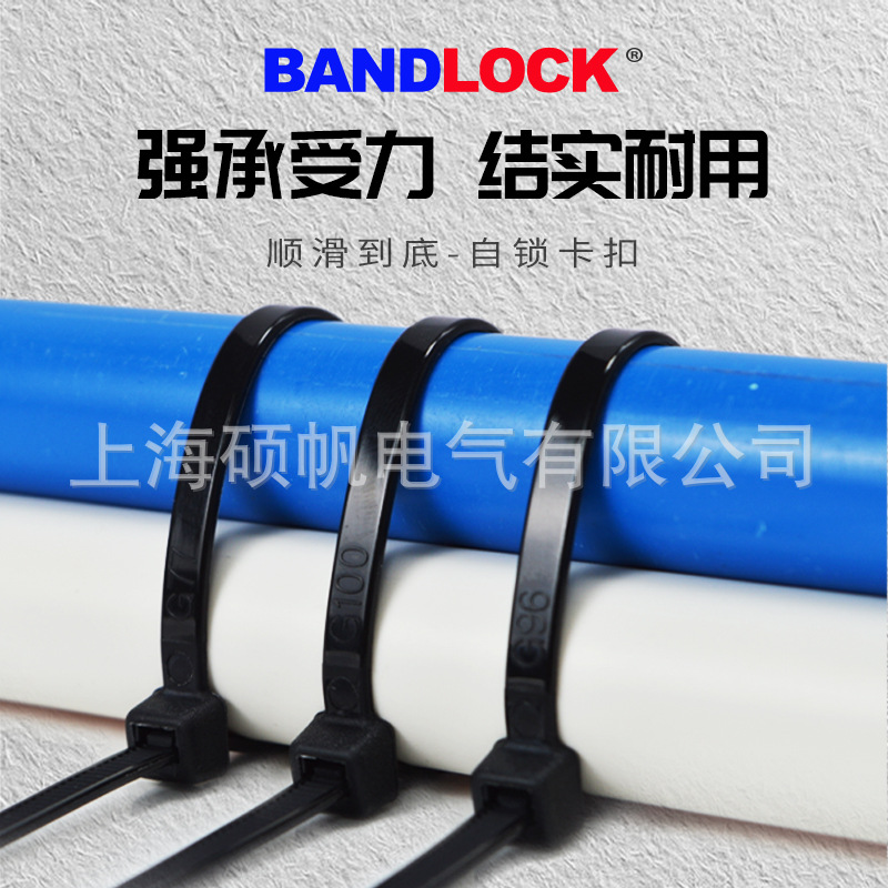 PA66原料塑料自锁式尼龙扎带整理束线捆扎带束线带捆绑带型号齐全