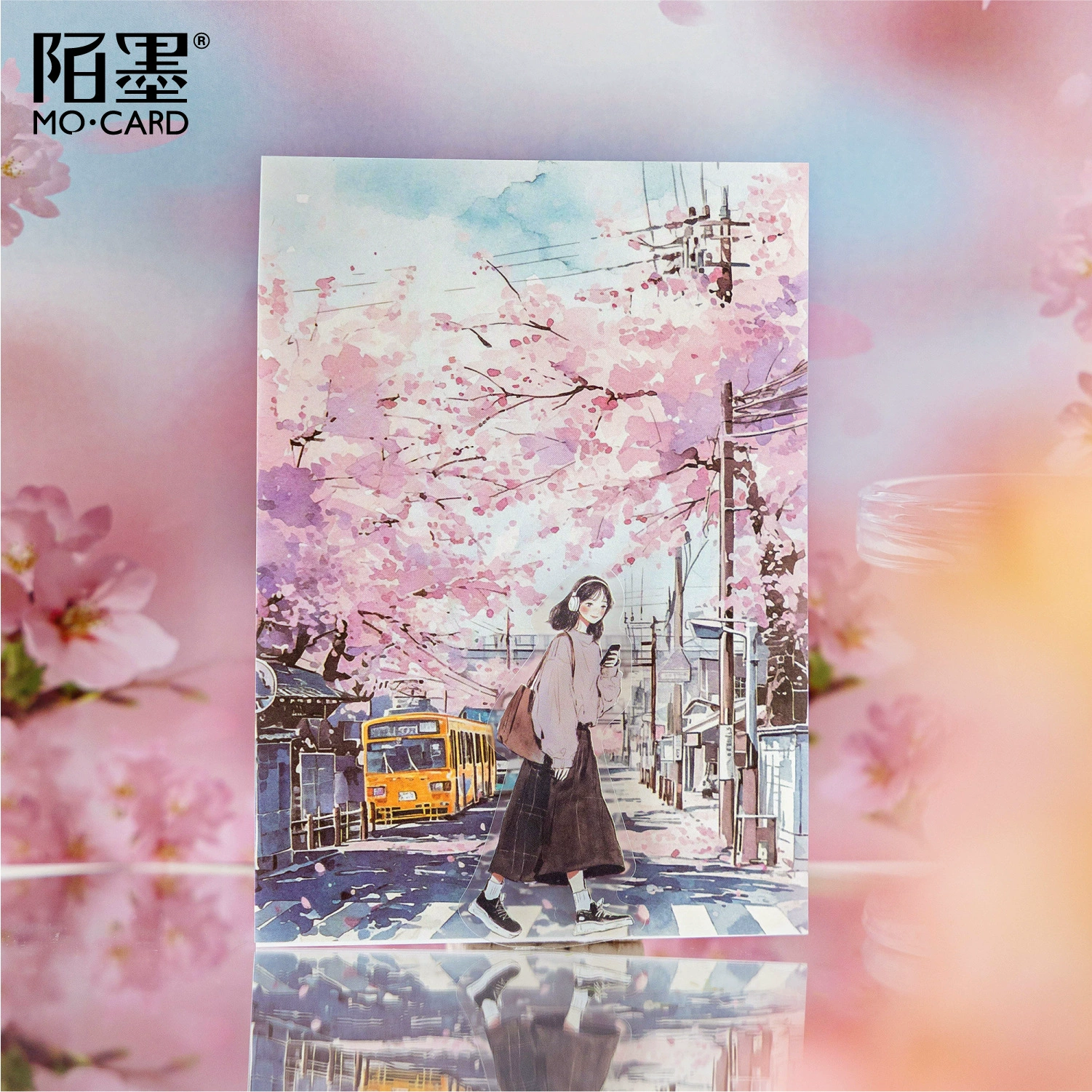 Набор стикеров Jiluimo Ink Double Pack Material Paper Spiritual Journey Series Fresh Ins-style Scenery Journal Material Stickers