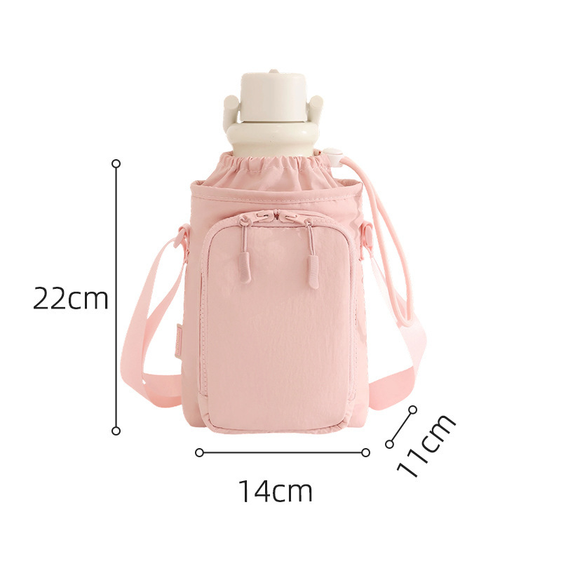 Yueman Casual Water Cup Crossbody Bag [Pink]