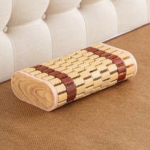 夏季双面竹凉席枕头大号汗蒸房空心竹枕成人学生单人护颈保健枕