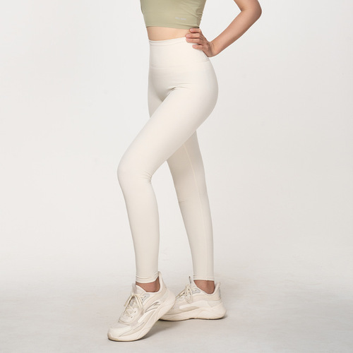 Leica Peachy Hip-Naked Pure Lulu Yoga Pants for Outerwear High-Waist Hip lifter Sports Tight Fitness Pants for Women
