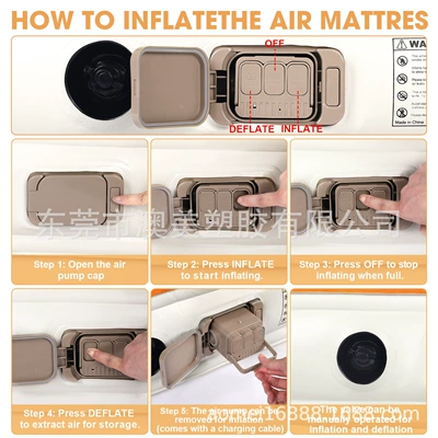 SUV car inflatable mattress – Vehicle-mounted inflatable bed