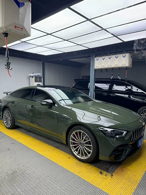 Auto Color Change Film Factory Paint Pet Full Car - mercedes-benz-black-olive-152m-17m
