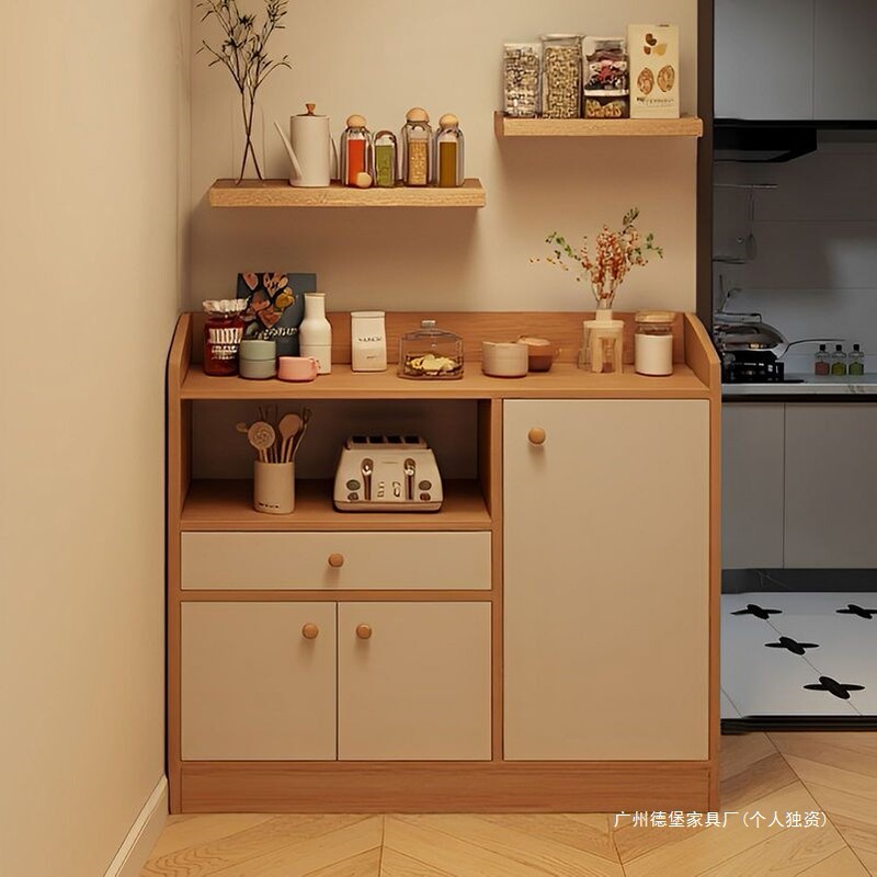 Sideboard Cabinet, Wall-Mounted Integrated Storage Cabinet, Living Room Storage Cabinet, Small Storage Cabinet, Tea Cabinet