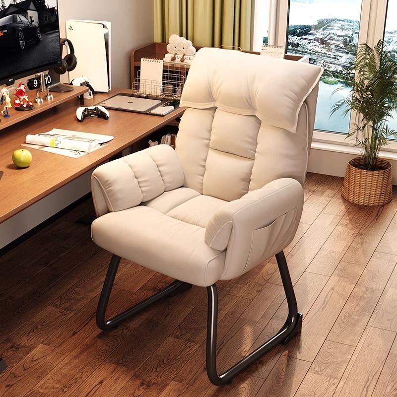 Computer Chair, Home Lazy Chair, Sofa, Gaming Chair, Bedroom Desk Chair, Reclining Comfortable Sedentary Dormitory Backrest Chair