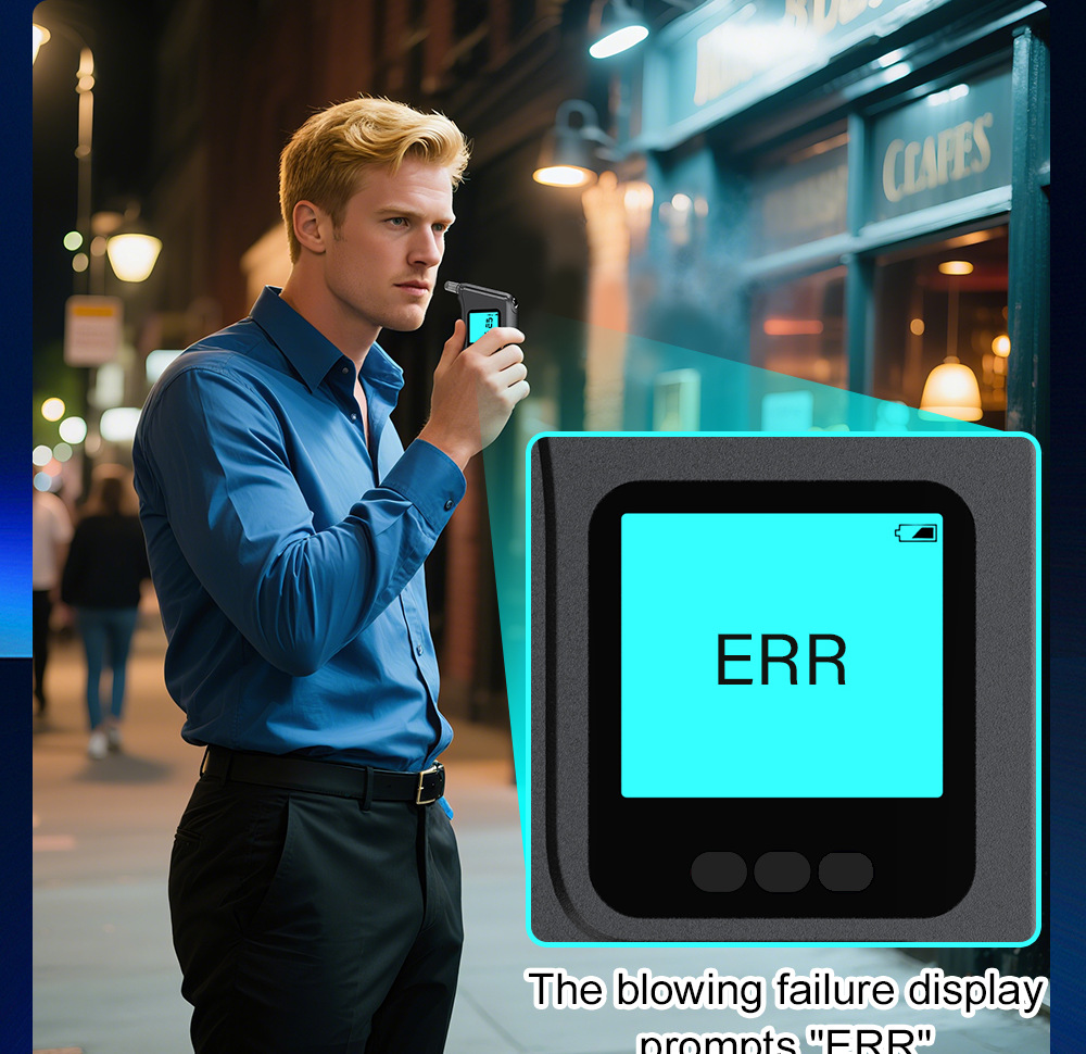 New Cross-Border Precision Alcohol Tester, Drunk Driving Detection Device, Breathalyzer for Drunk Driving Testing