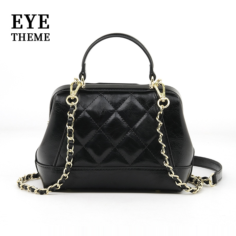 2025 mujer PU diseño de moda bolso de mujer bordado rombo suave bolso de mano 2769 #