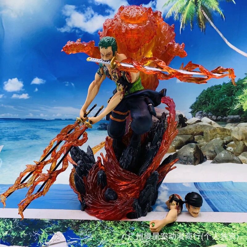 One Piece Gk Action Figure Roronoa Zoro Snow Leopard Tattoo Statue Boxed Figure One Piece Gk Action Figure Roronoa Zoro Snow Leopard Tattoo Statue Boxed Figure