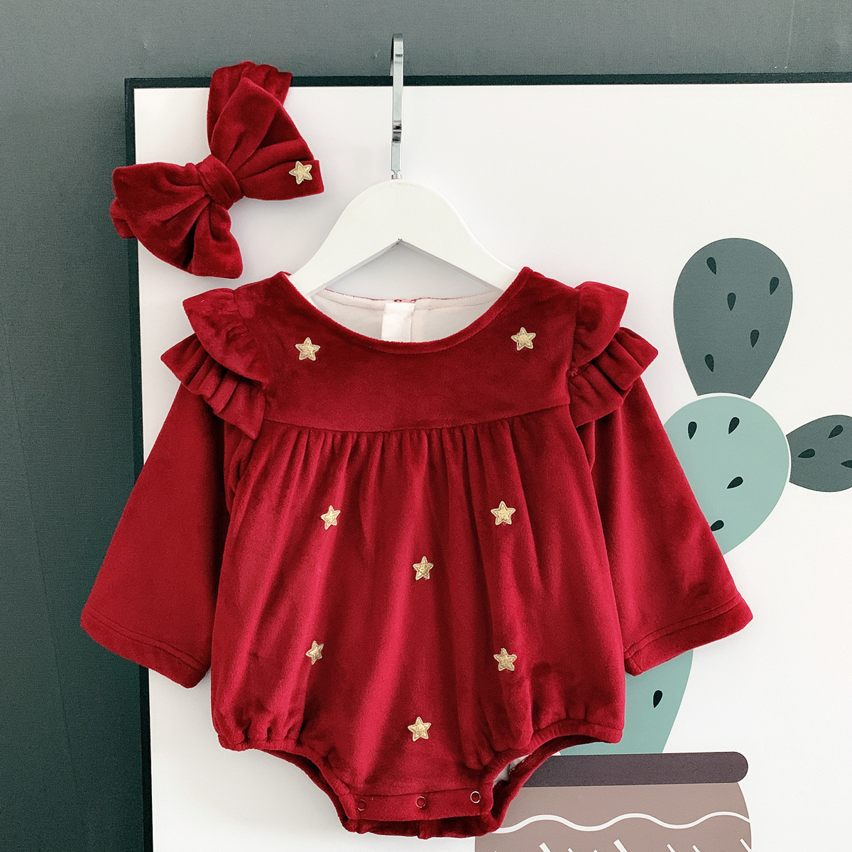 Fashion Star Polyester Baby Rompers display picture 3