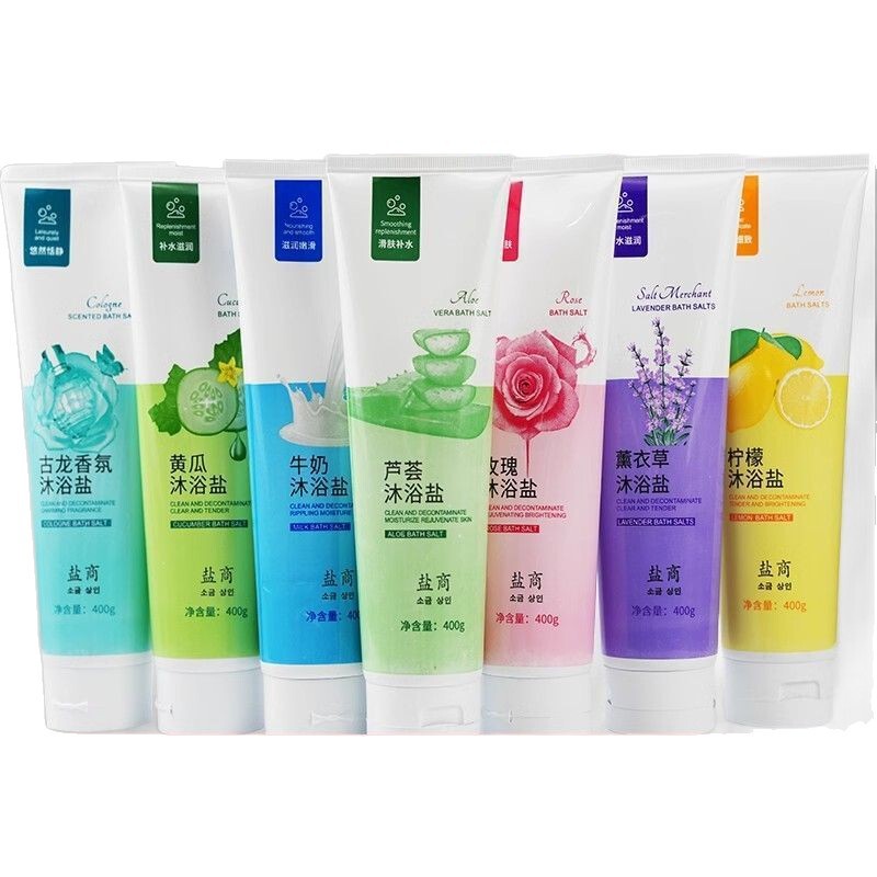 牛奶沐浴盐全身按摩膏磨砂膏洗澡奶盐搓脚搓背软化角质澡堂洗浴用|undefined