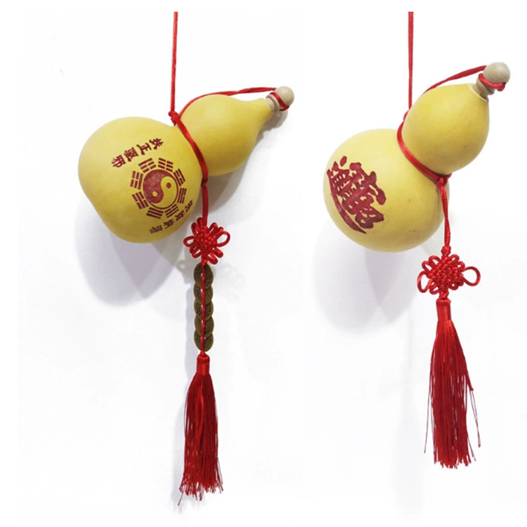 Baoyuan open-mouthed gourds car pendant Chinese knot small gourd home craft decoration ornament