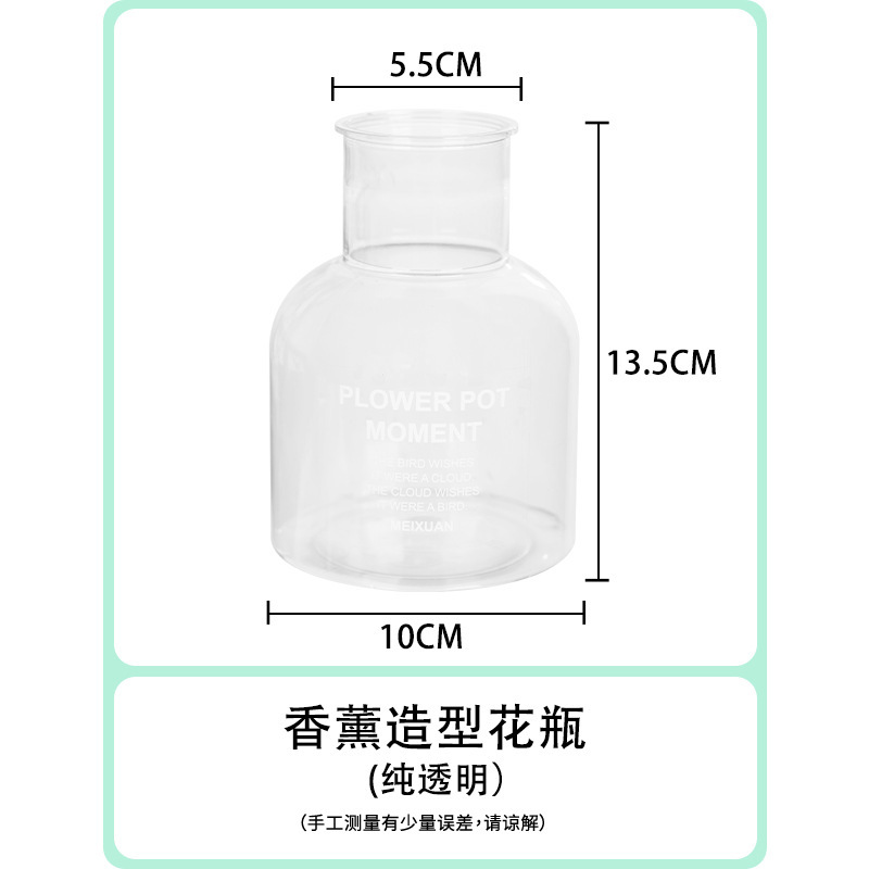 ガラス水培植物花瓶プラスチック樹脂透明香薫装飾置物水培植木鉢メーカー卸売り|undefined