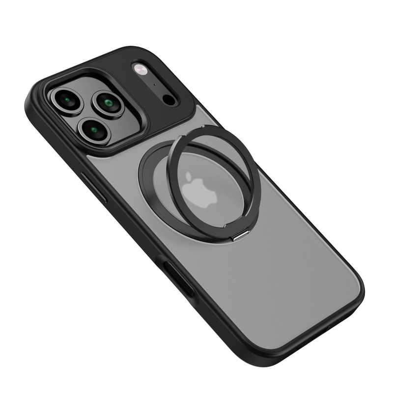 iPhone17promax磁気電話ケースApple 16保護カバーに適したクロスボーダーホットセール360回転スタンド|undefined