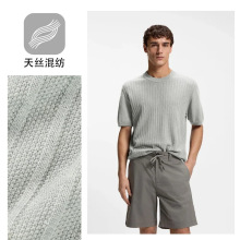 B*C�� ��ʿ14����֯���� 80%��˿�����ɫ����֯��Բ��T����19219