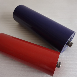 Metal roller for belt conveyor groove roller