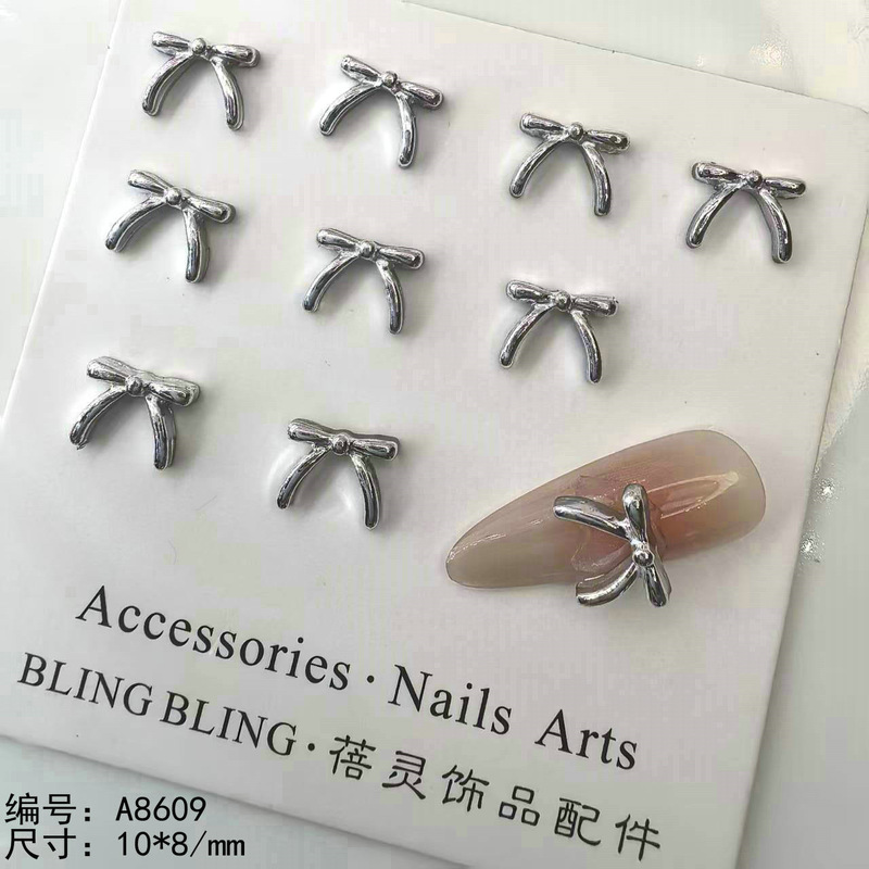 Nail Art Accessories Manufacturer 2025 Cross-Border Popular Cultural Nail Art Hot-Selling Styles Art Design Wearable Nail Accessories