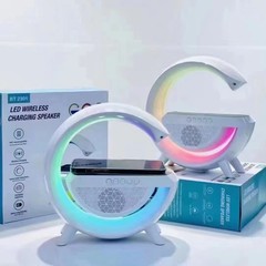 大G2301 Bluetoothスピーカー ワイヤレス充電 アトモスフィアライト ポータブルLEDスピーカー 重低音 ステレオサウンド