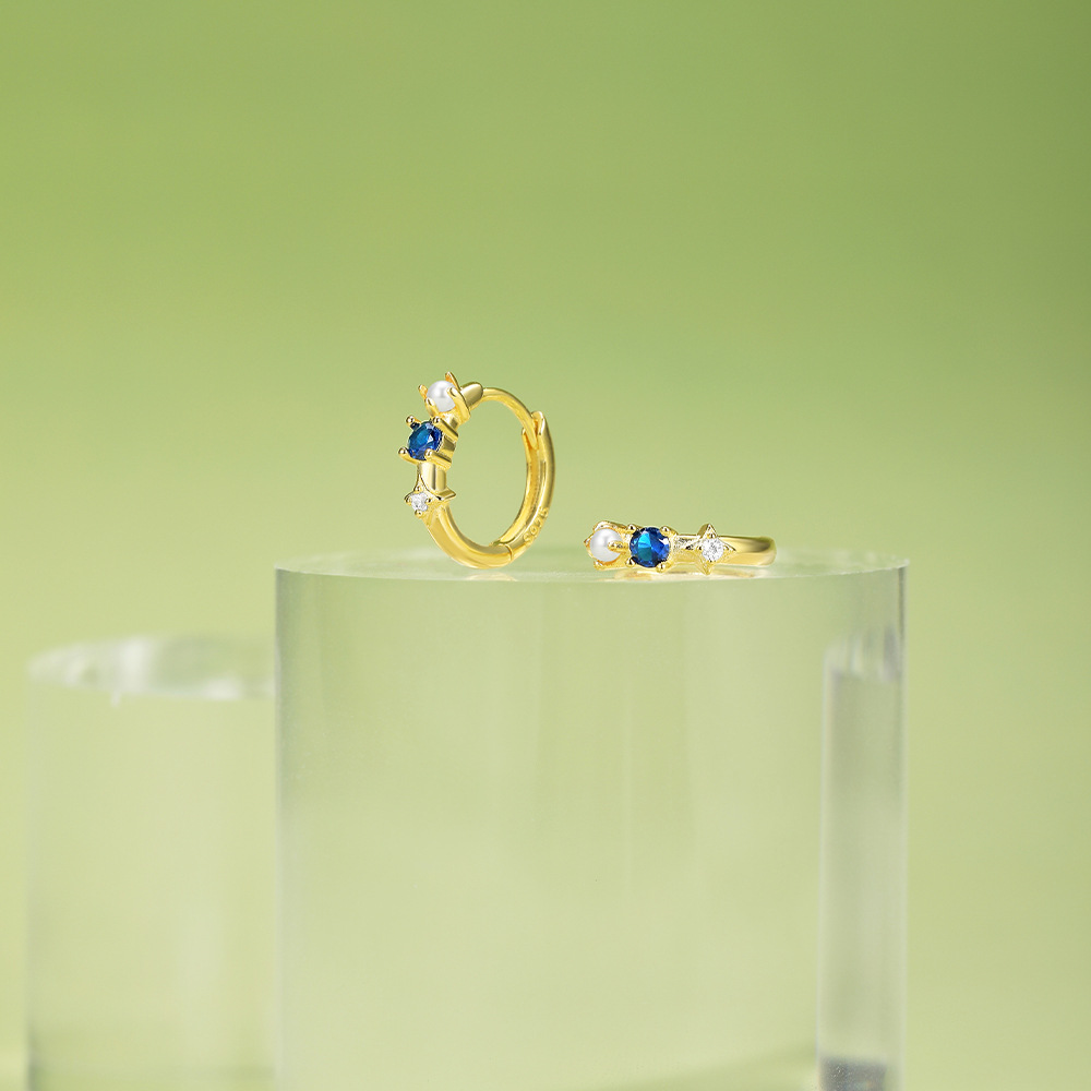 5g Weight 925 Sterling Silver Ear Needle Material Zircon Inlay Material Earrings Classification 1 Pair Quantity Holiday, Travel, Daily Occasion 925 Sterling Silver Material Geometric Pattern Women's Gender Plating Design Simple Style Style 1 Pair 925 Sterling Silver Zircon Geometric Earrings 19
