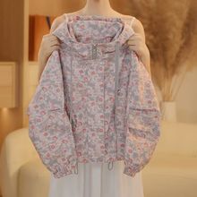 女童2025秋季新款外套洋气中大童儿童春秋装夹克衫碎花时尚炸街爆