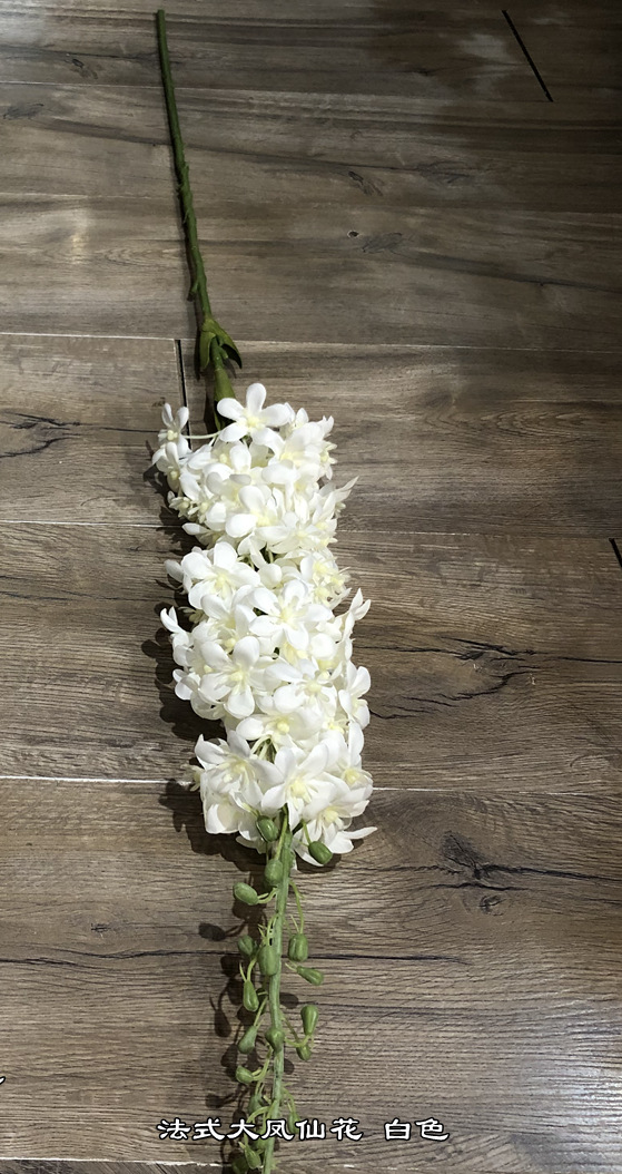 Boda blanca FÁBRICA DE FLORES ARTIFICIALES Línea Blanca Flor flor flotante boda camino plomo Fondo decoración flor falsa al por mayor