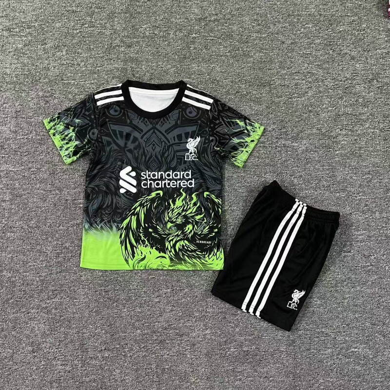 2526足球俱乐部儿童装套装特别版足球服巴西皇马巴萨短袖t恤球衣|undefined