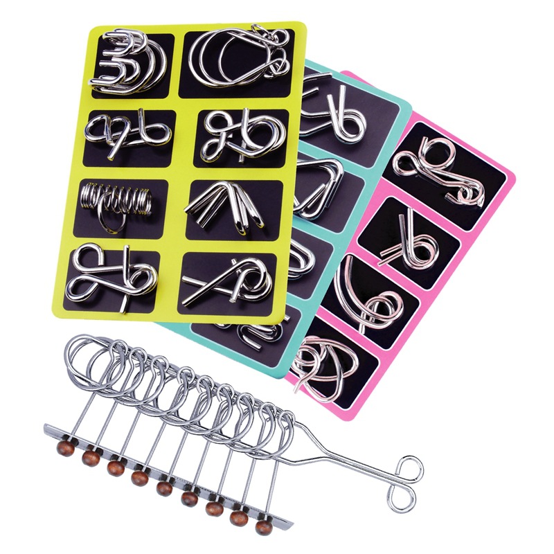 25 piezas ABC + tamaño pequeño de nueve cadenas