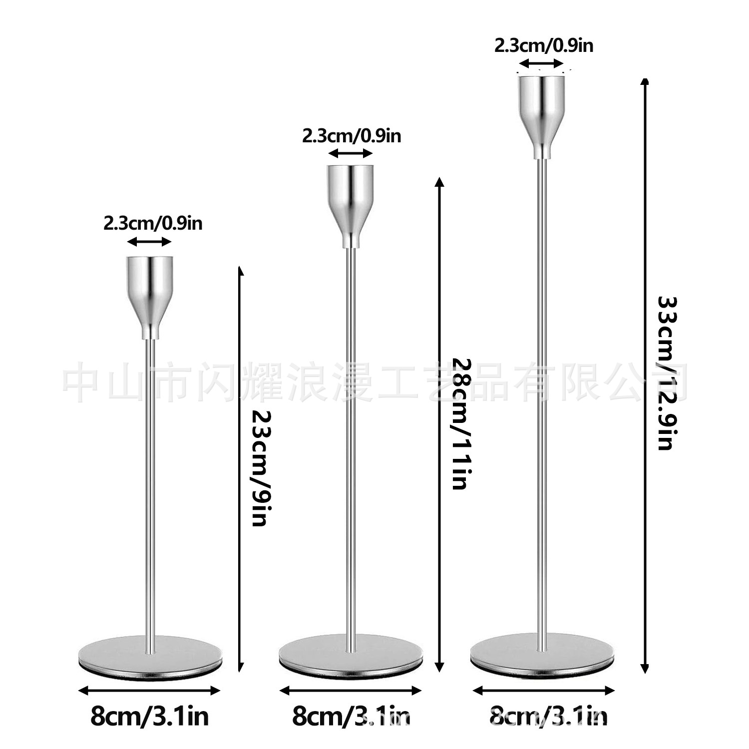 Candelaria transfronteriza metal forjado decoración de decoración de Navidad decoración de bodas artesanía